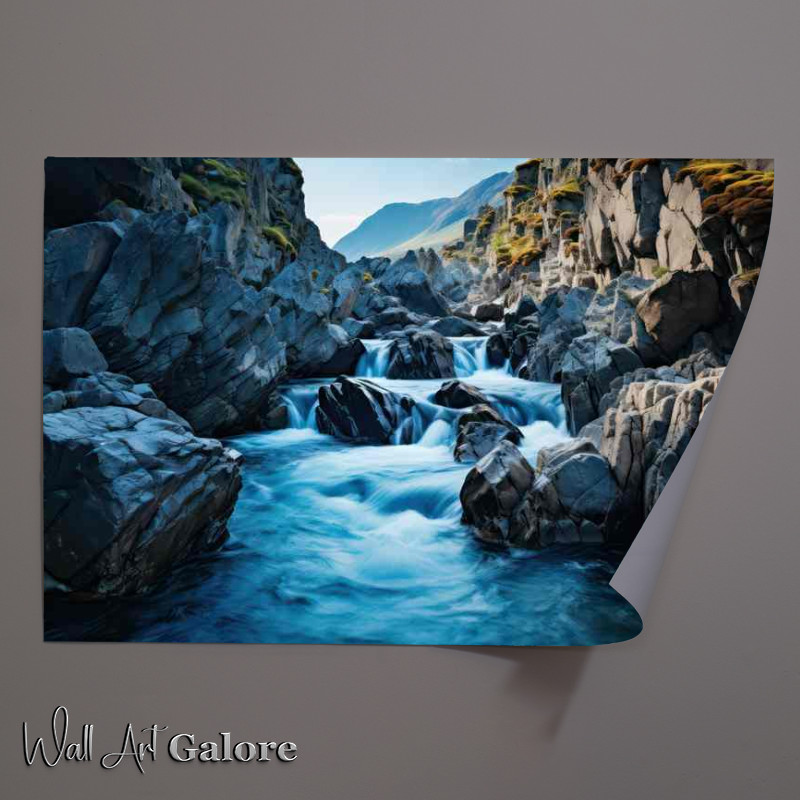 Buy Unframed Poster : (Feel the water a Blue DayDream)