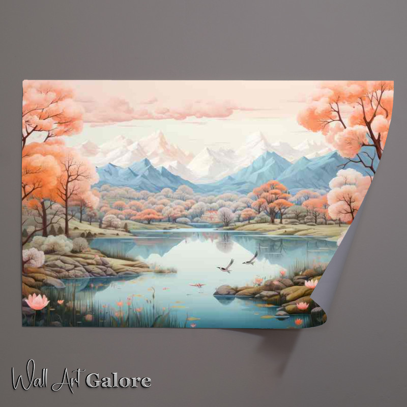 Buy Unframed Poster : (Lake Side Magical Moments)