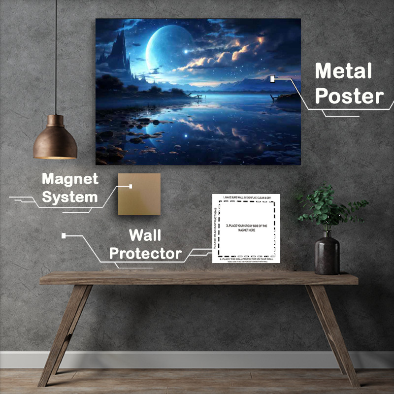 Buy Metal Poster : (Lunar Waters)