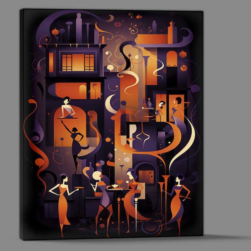 Buy Canvas : (Mankinds Essence Portrayed in Abstract Lines)