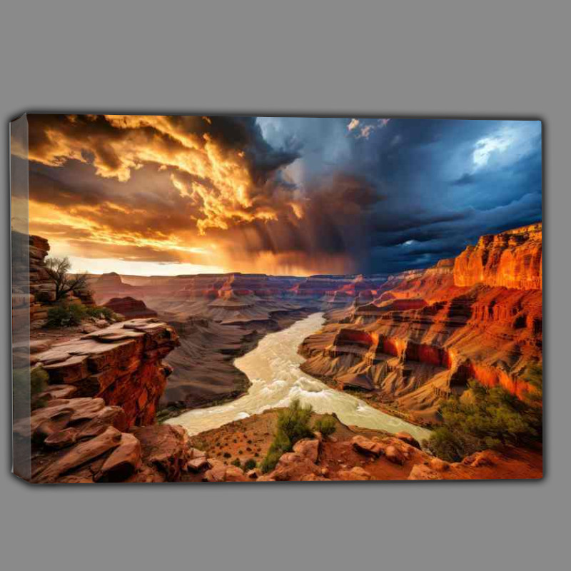 Buy Canvas : (Natures Fury Grand Canyon)