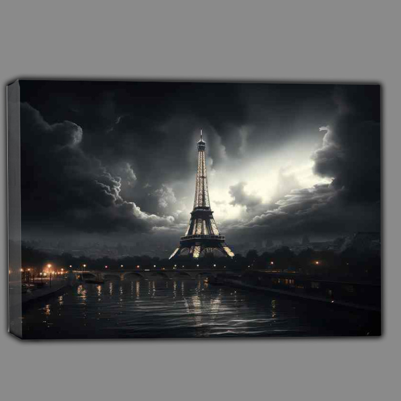 Buy Canvas : (Paris In Monochhrome)