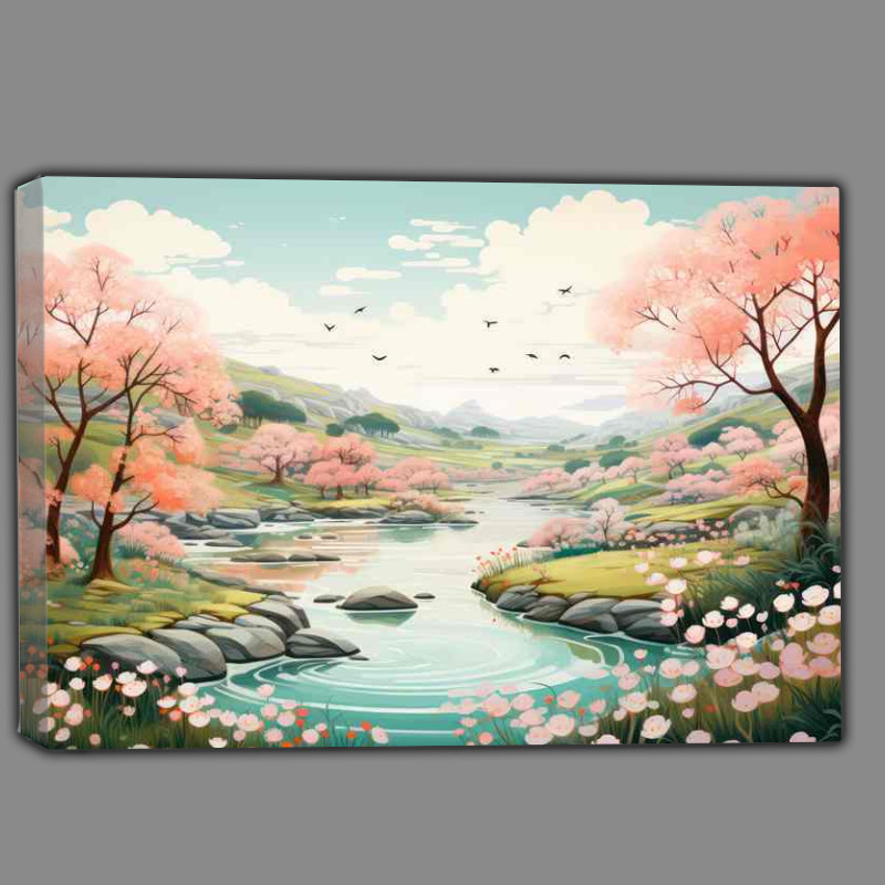 Buy Canvas : (Pastel Serenity Spring)