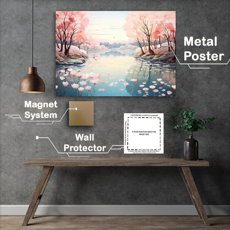 Buy Metal Poster : (Pink Wonders Tree Heaven)