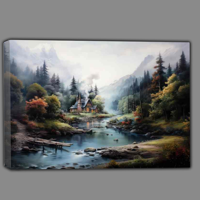 Buy Canvas : (River In A Melancholy Dream)
