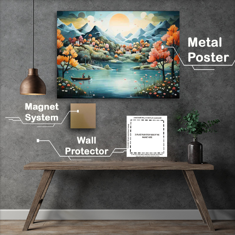 Buy Metal Poster : (Row Row Row Your Boat)