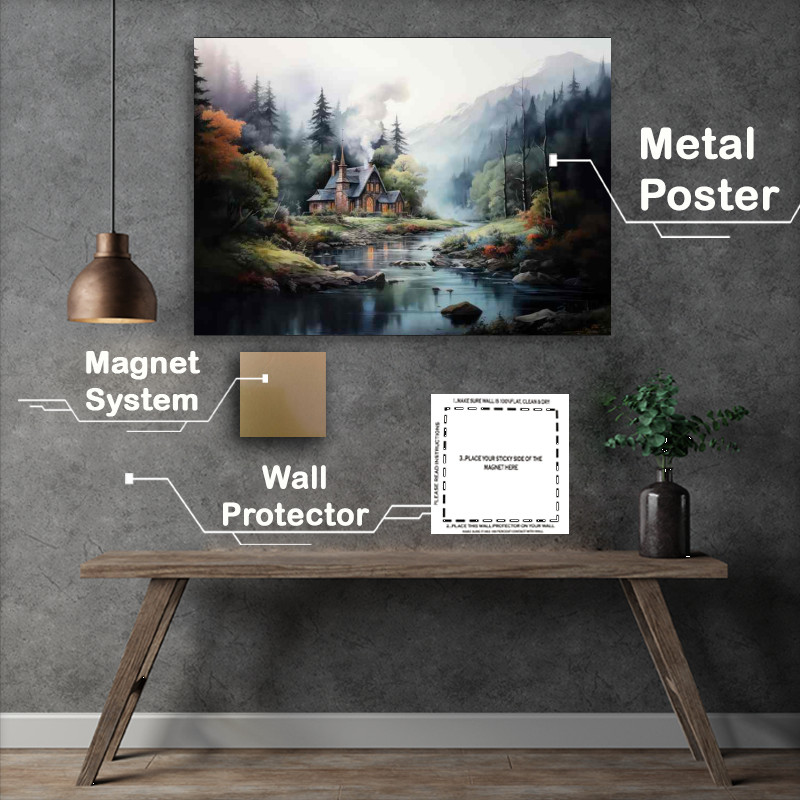 Buy Metal Poster : (Serenity In The Woods)