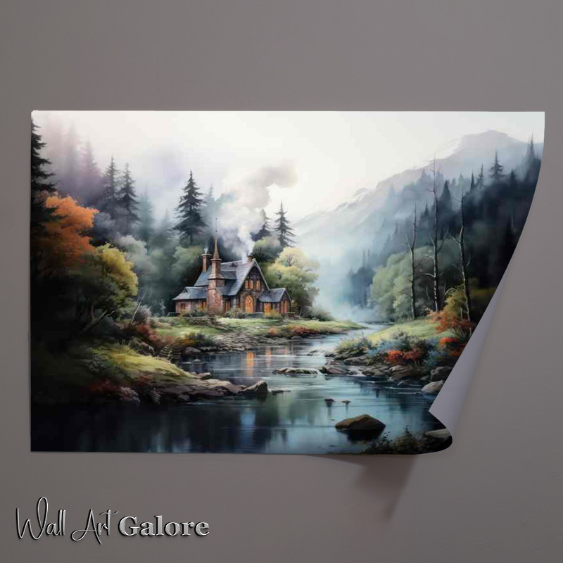 Buy Unframed Poster : (Serenity In The Woods)