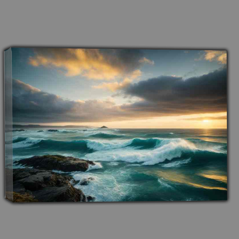 Buy Canvas : (Serenity by the Shore)