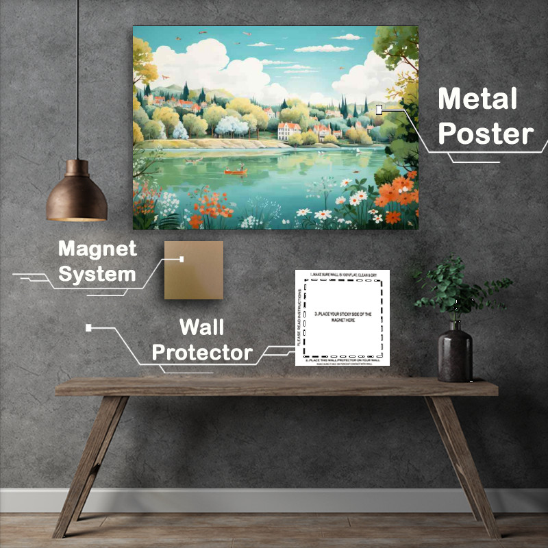 Buy Metal Poster : (Serenity on The Waters)
