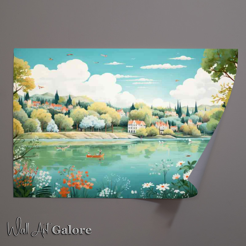 Buy Unframed Poster : (Serenity on The Waters)