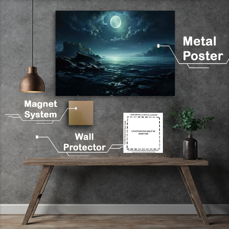 Buy Metal Poster : (Shimmers in Motion)