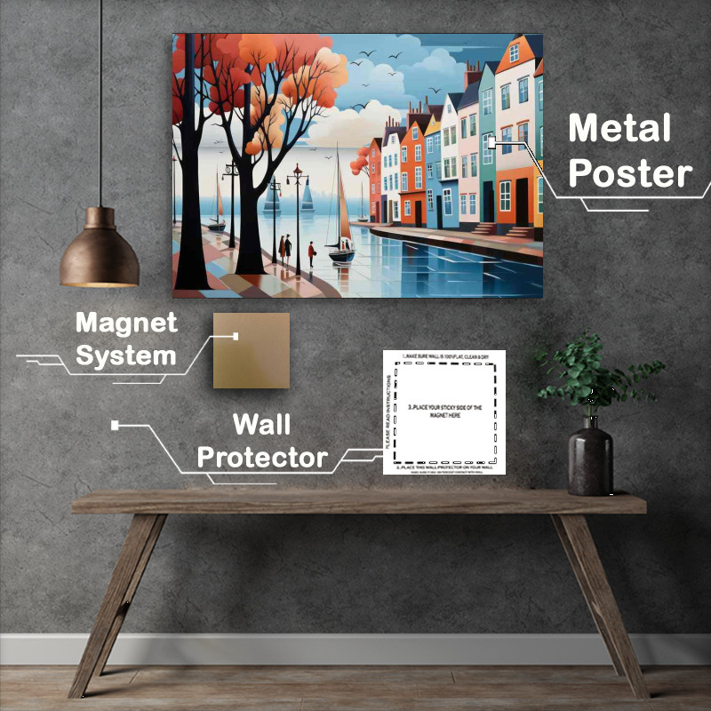Buy Metal Poster : (Stormy Days A View Of Wonder)