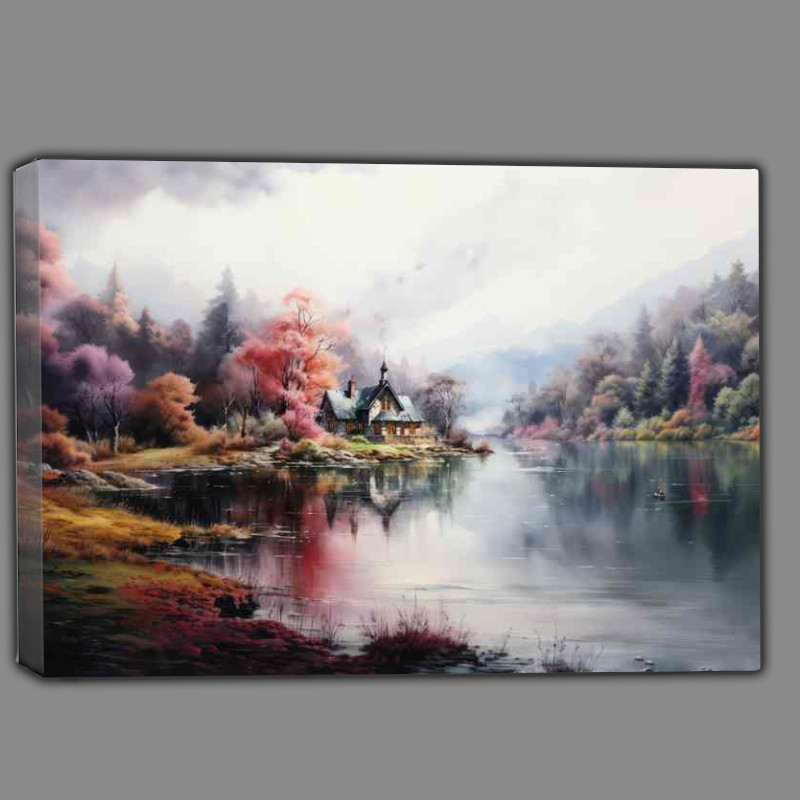 Buy Canvas : (Stormy Skies River Ties)