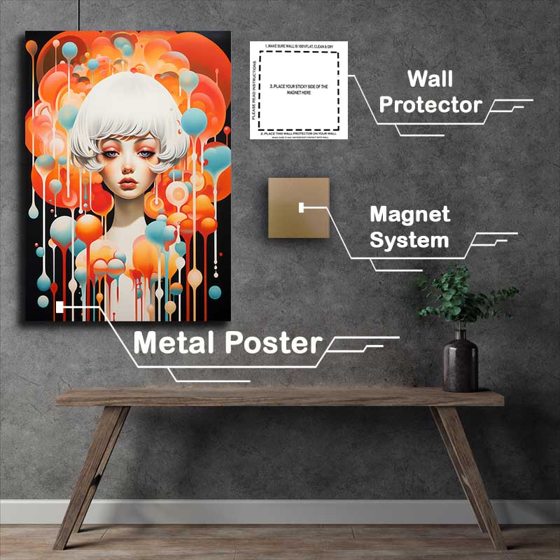 Buy Metal Poster : (Painting Emotions The Abstract Side of People)