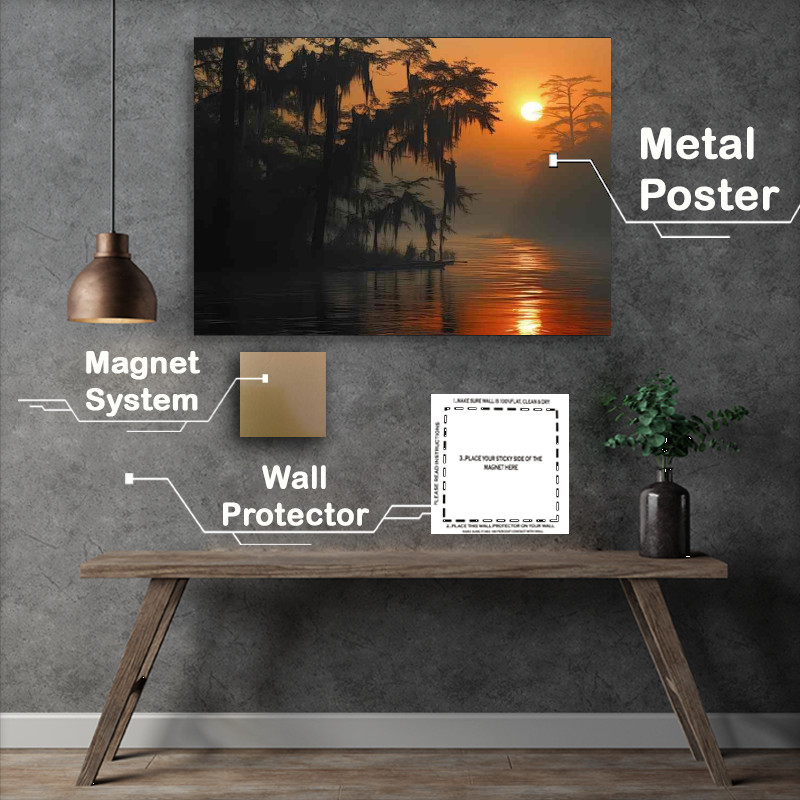 Buy Metal Poster : (Sun Set Reflected Memories)