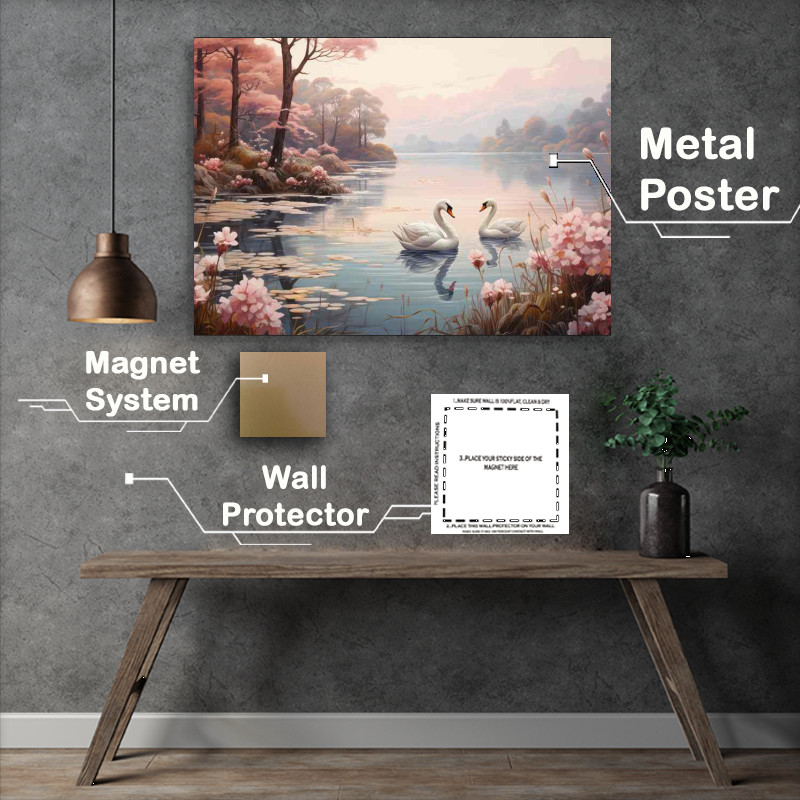 Buy Metal Poster : (Swans Glory)