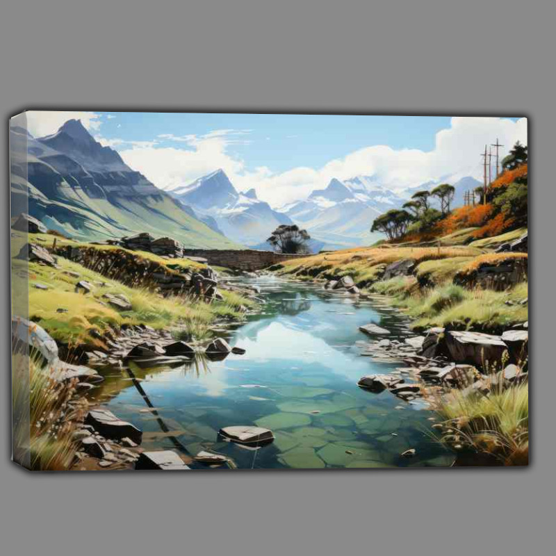 Buy Canvas : (The Lake District Wonder of nature)