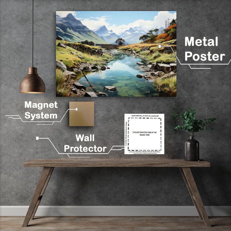 Buy Metal Poster : (The Lake District Wonder of nature)