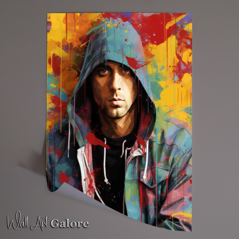 Buy Unframed Poster : (Eminem Very colourful)