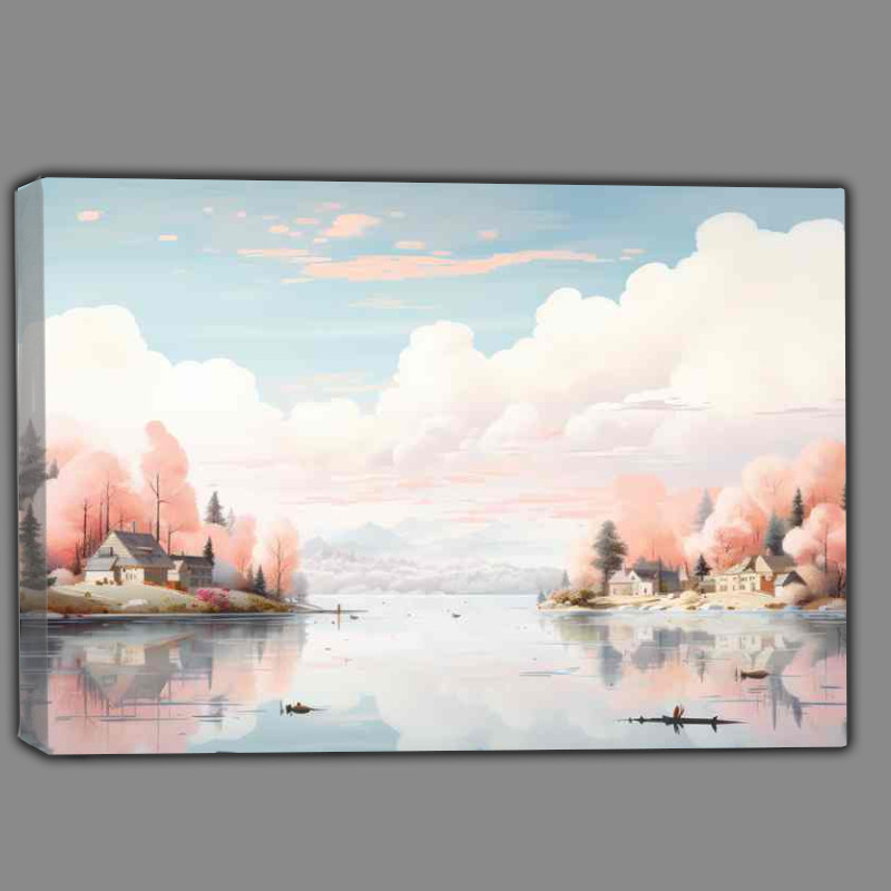 Buy Canvas : (Whimsical Lake and Candyfloss Dreams)