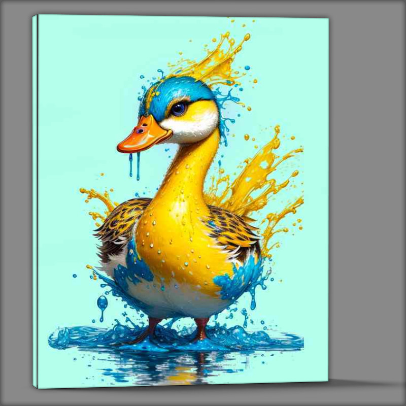 Buy Canvas : (Dazzling Duckling Splash Art)