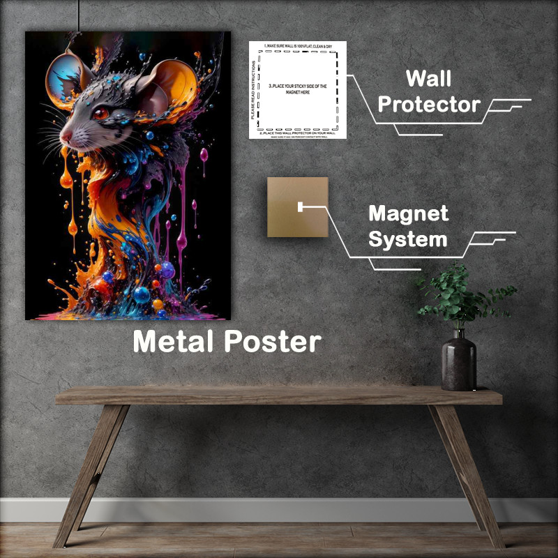 Buy Metal Poster : (Door mouse splash art)