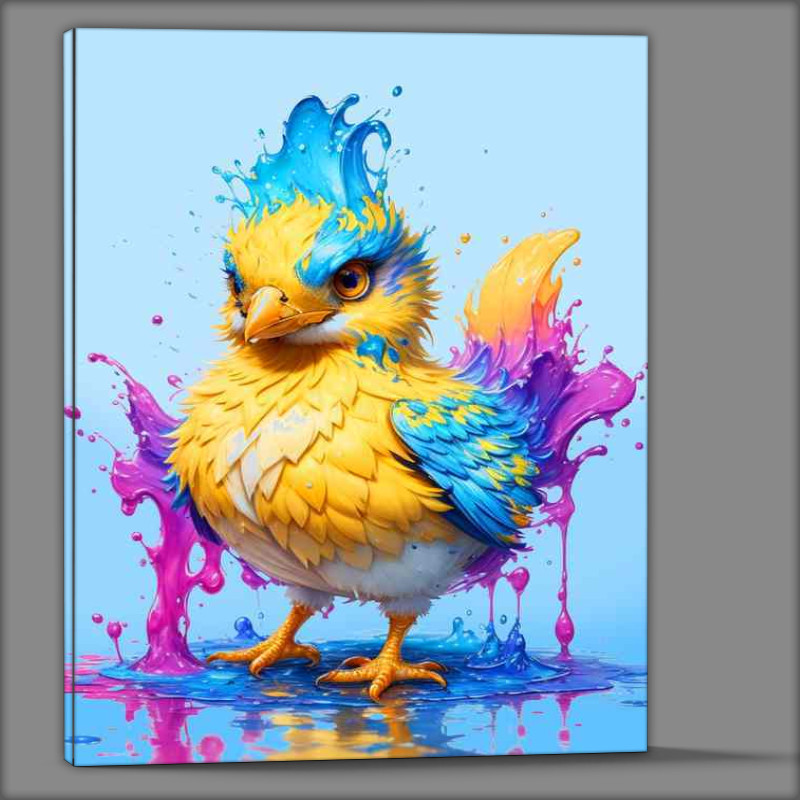 Buy Canvas : (Dynamic Duck Dream Radiant Splash Art Design)