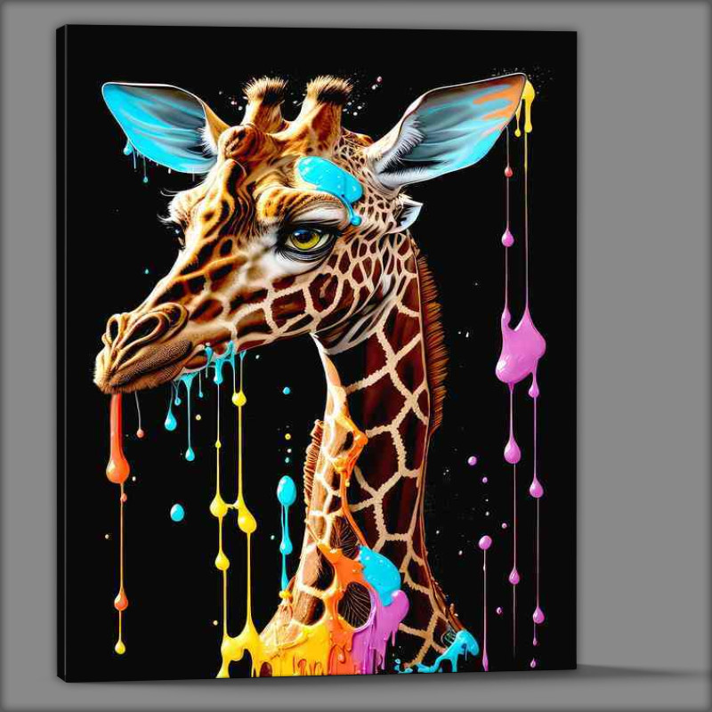 Buy Canvas : (Jerry the giraffe splash art)