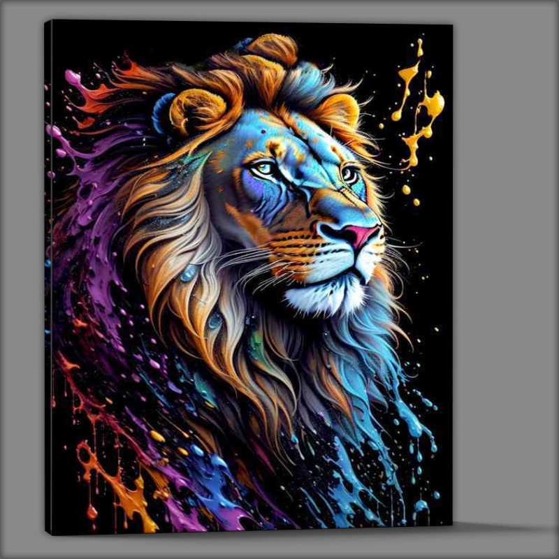 Buy Canvas : (Lion king of the splash art)