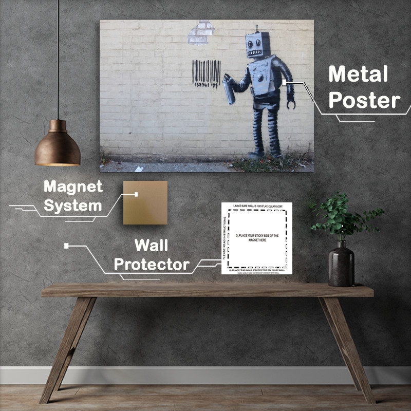 Buy Metal Poster : (Robot Code)