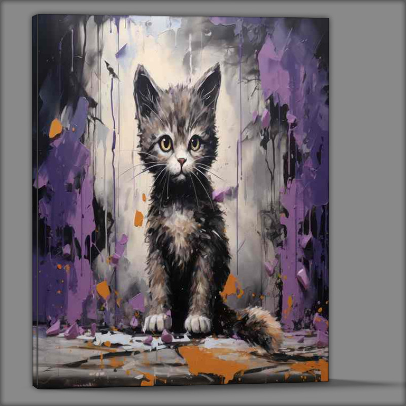 Buy Canvas : (Radiant Splash Art Display cute cat)