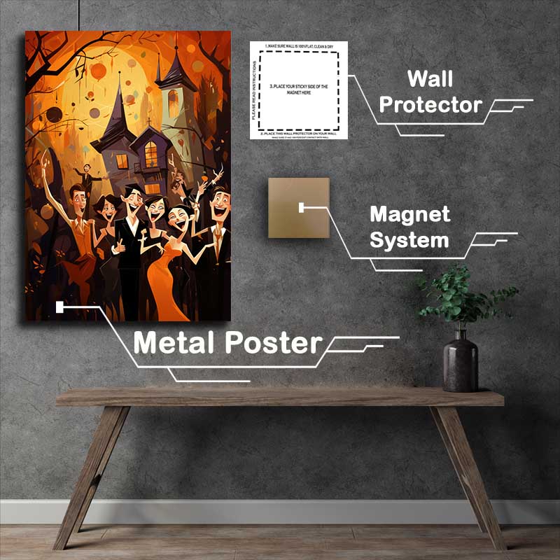 Buy Metal Poster : (The Souls Silhouett A Dive into Abstract s)