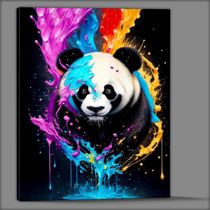 Buy Canvas : (Spectrum of Panda Serenity)