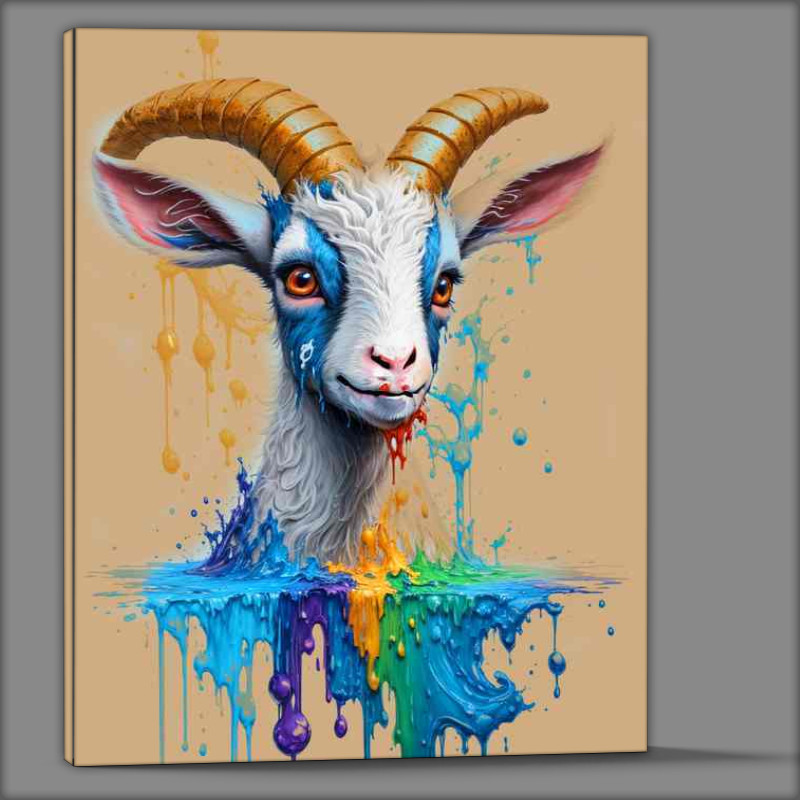 Buy Canvas : (Spectrum of the Goat)