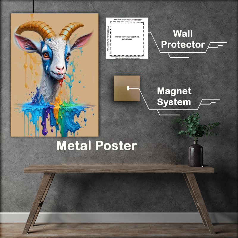Buy Metal Poster : (Spectrum of the Goat)