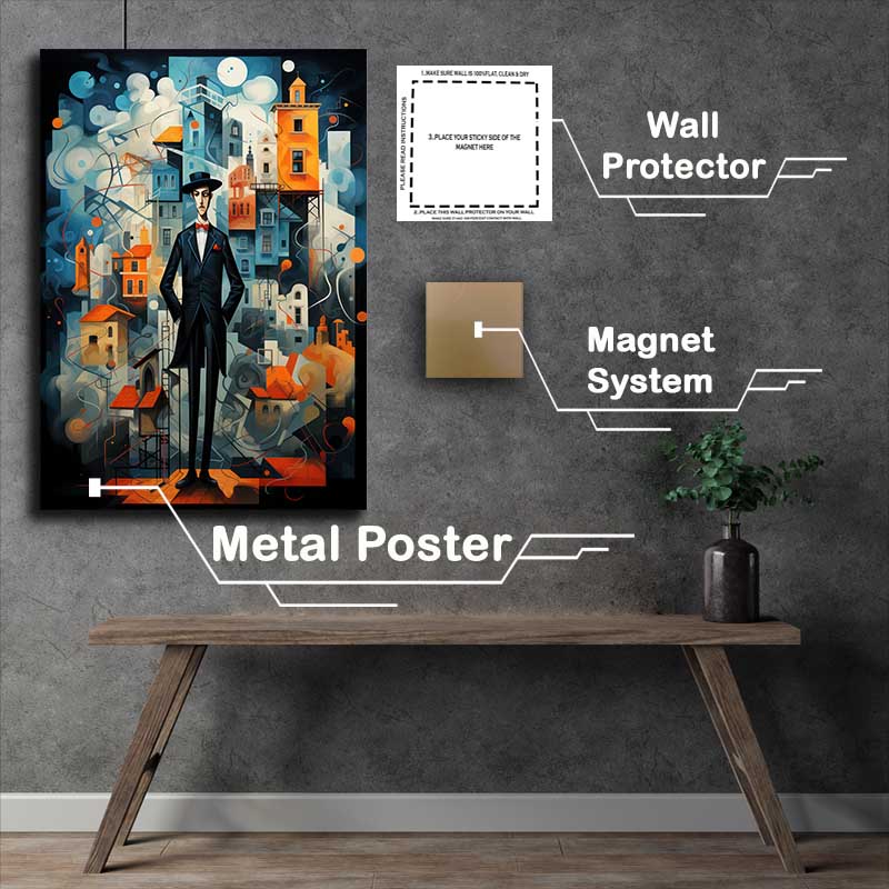 Buy Metal Poster : (Unconventional Views People in the World of Abstract)