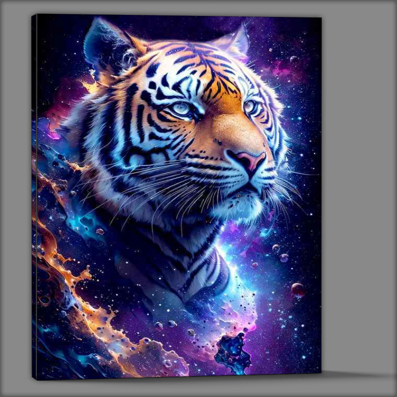 Buy : (Tiger in Space Canvas)