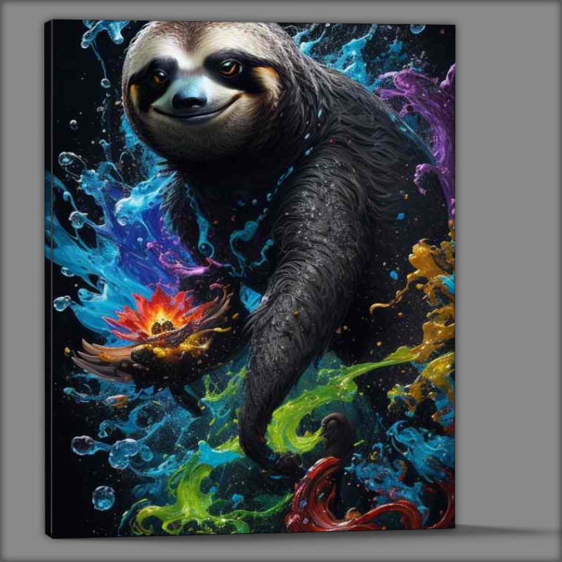 Buy Canvas : (Tranquil Tones of the Sloth)