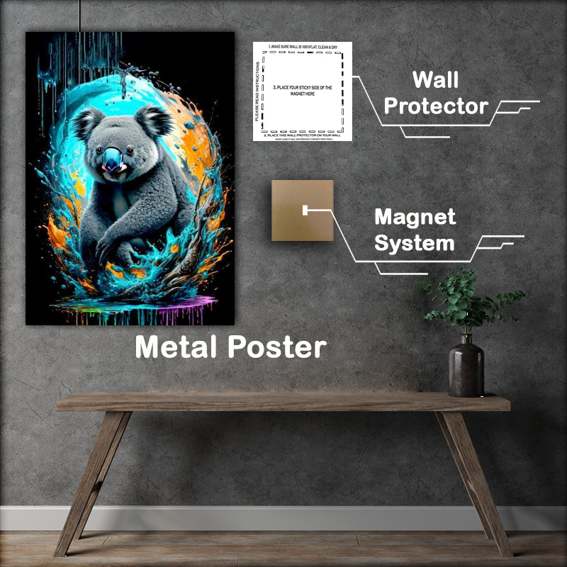 Buy Metal Poster : (Vivid Eucalyptus Kola Dreams)