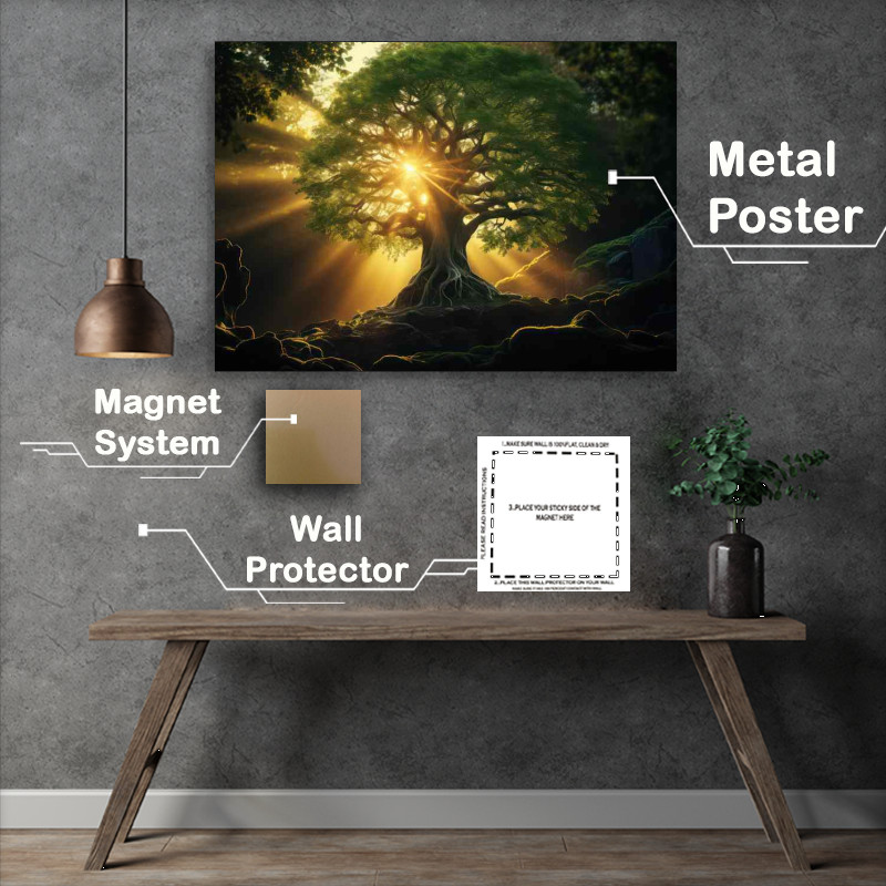 Buy Metal Poster : (A Day in The Woods)