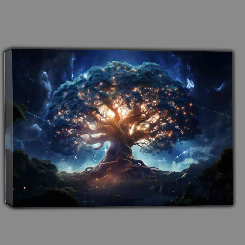 Buy Canvas : (A Vision of Elegance at Night)