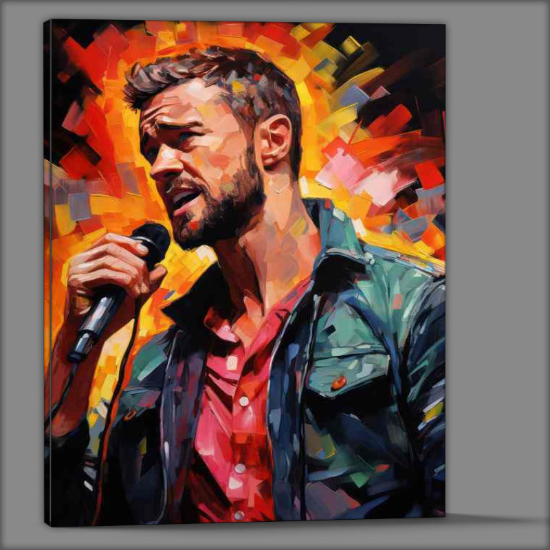 Buy Canvas : (Justin Timberlake painted style art)