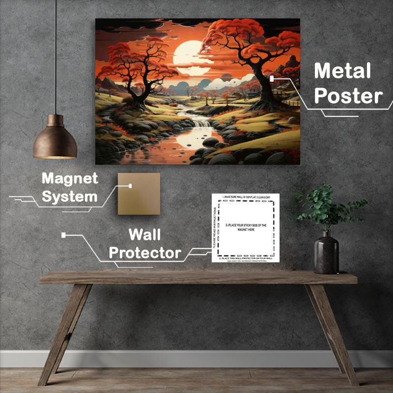 Buy Metal Poster : (Art in The Skies)