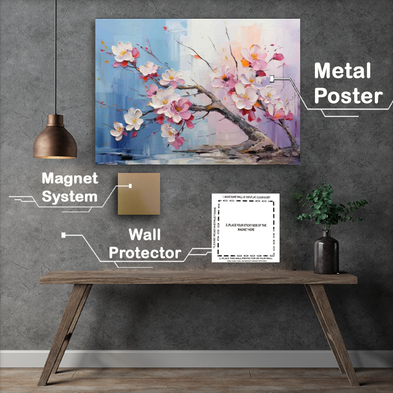 Buy Metal Poster : (Branch of Blossoms)
