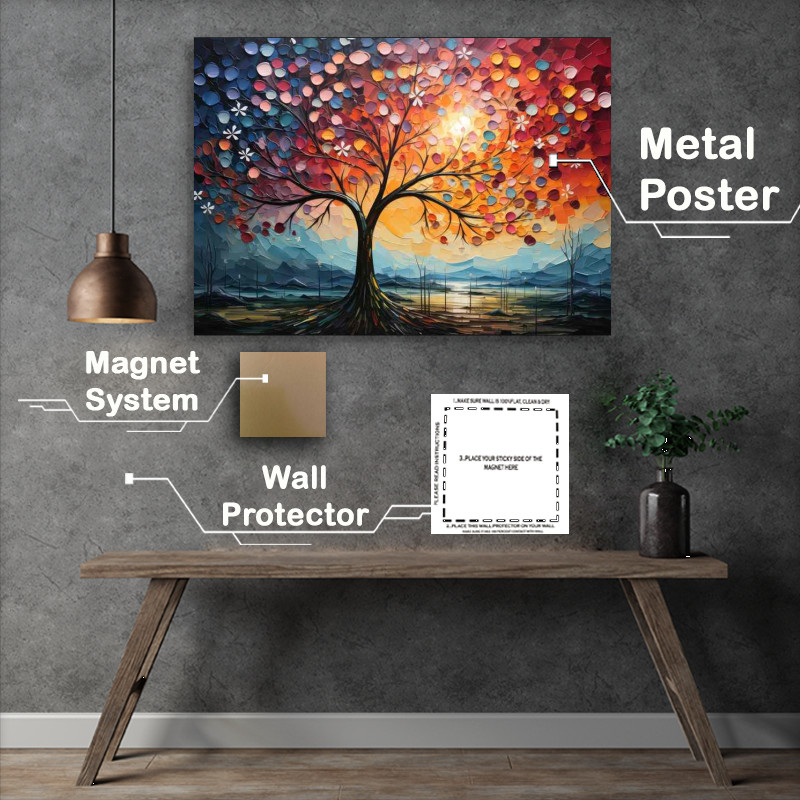 Buy Metal Poster : (Explosion of Radiant Colour)
