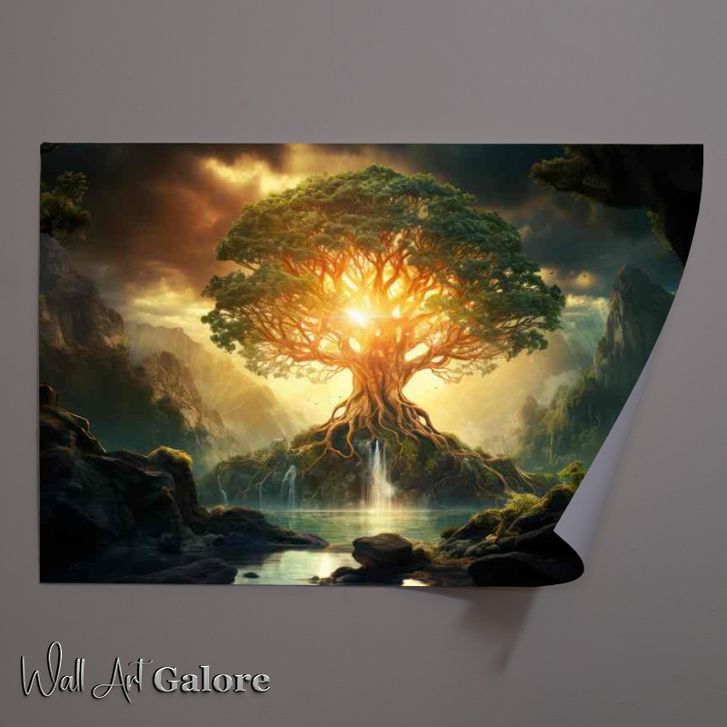 Buy Unframed Poster : (Glistening Gleam In The Woods)