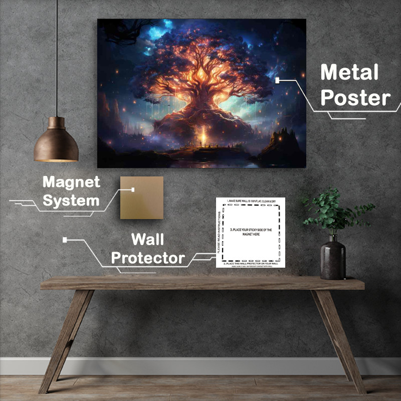 Buy Metal Poster : (Glowing Impressions)
