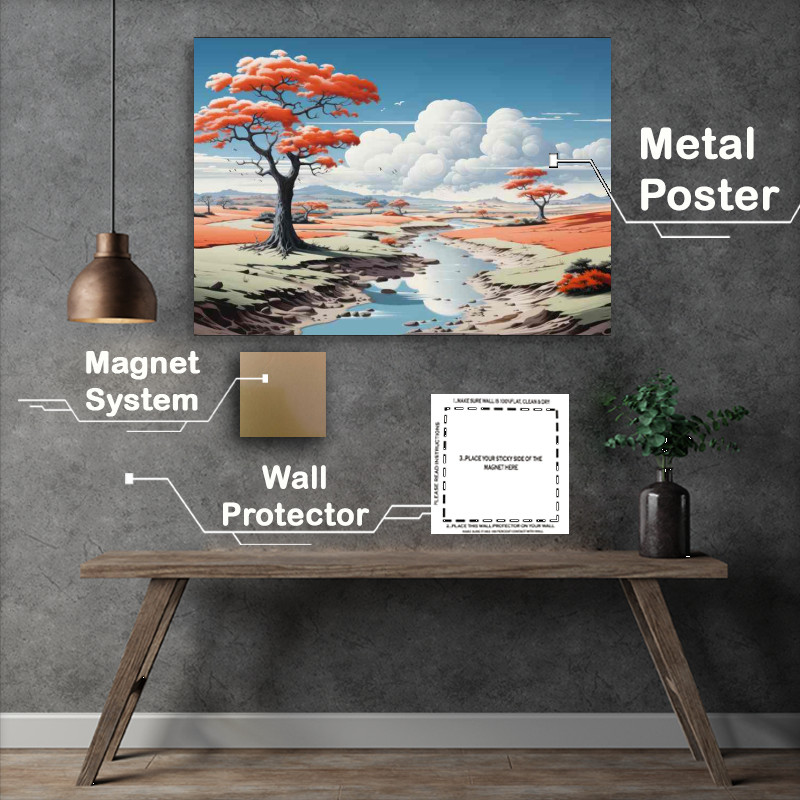 Buy Metal Poster : (Harmony Natures Whispers)