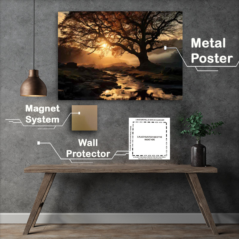 Buy Metal Poster : (Looking Beyond The Golden Realms)